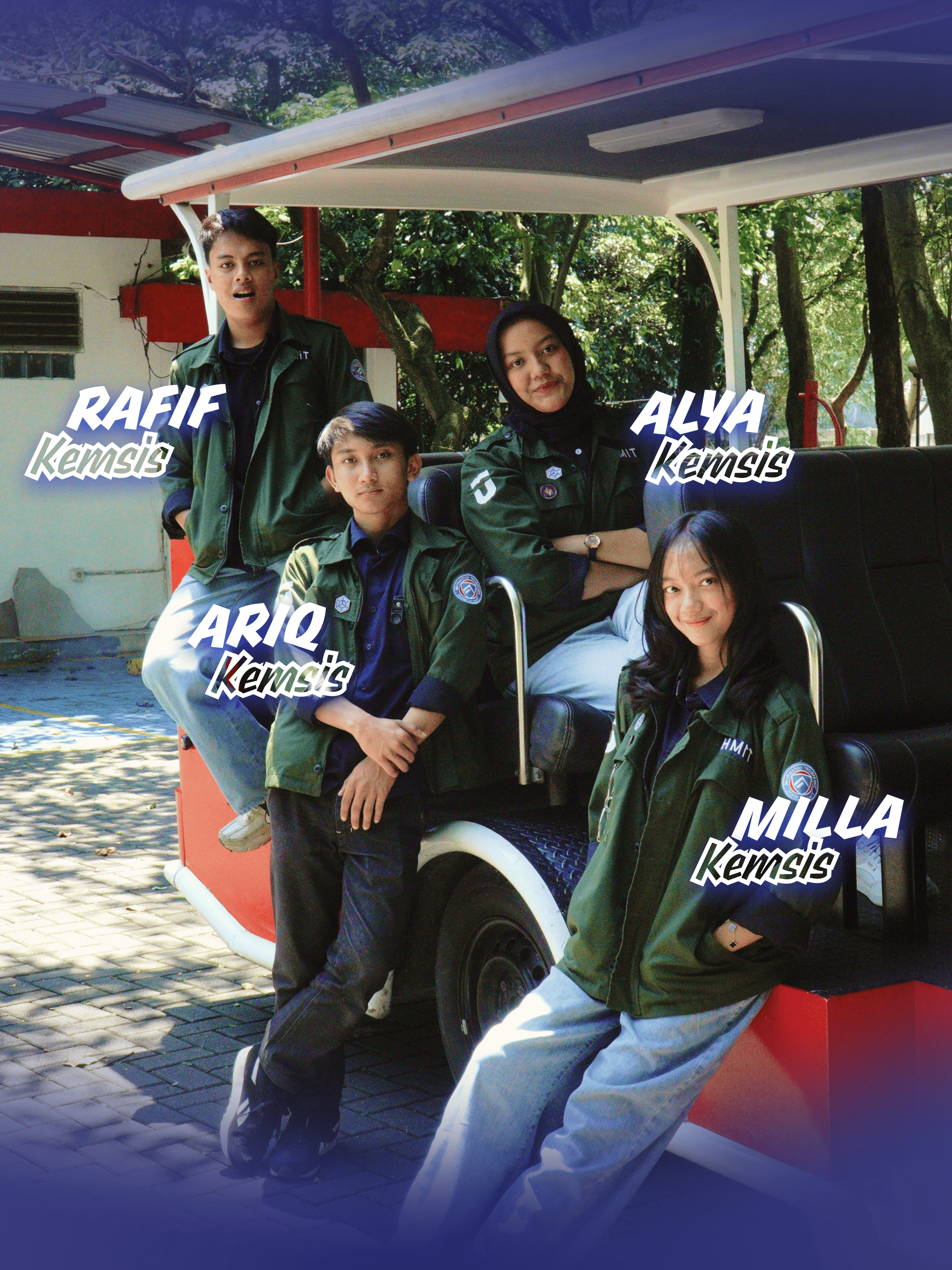 Rafif, Ariq, Alya & Milla