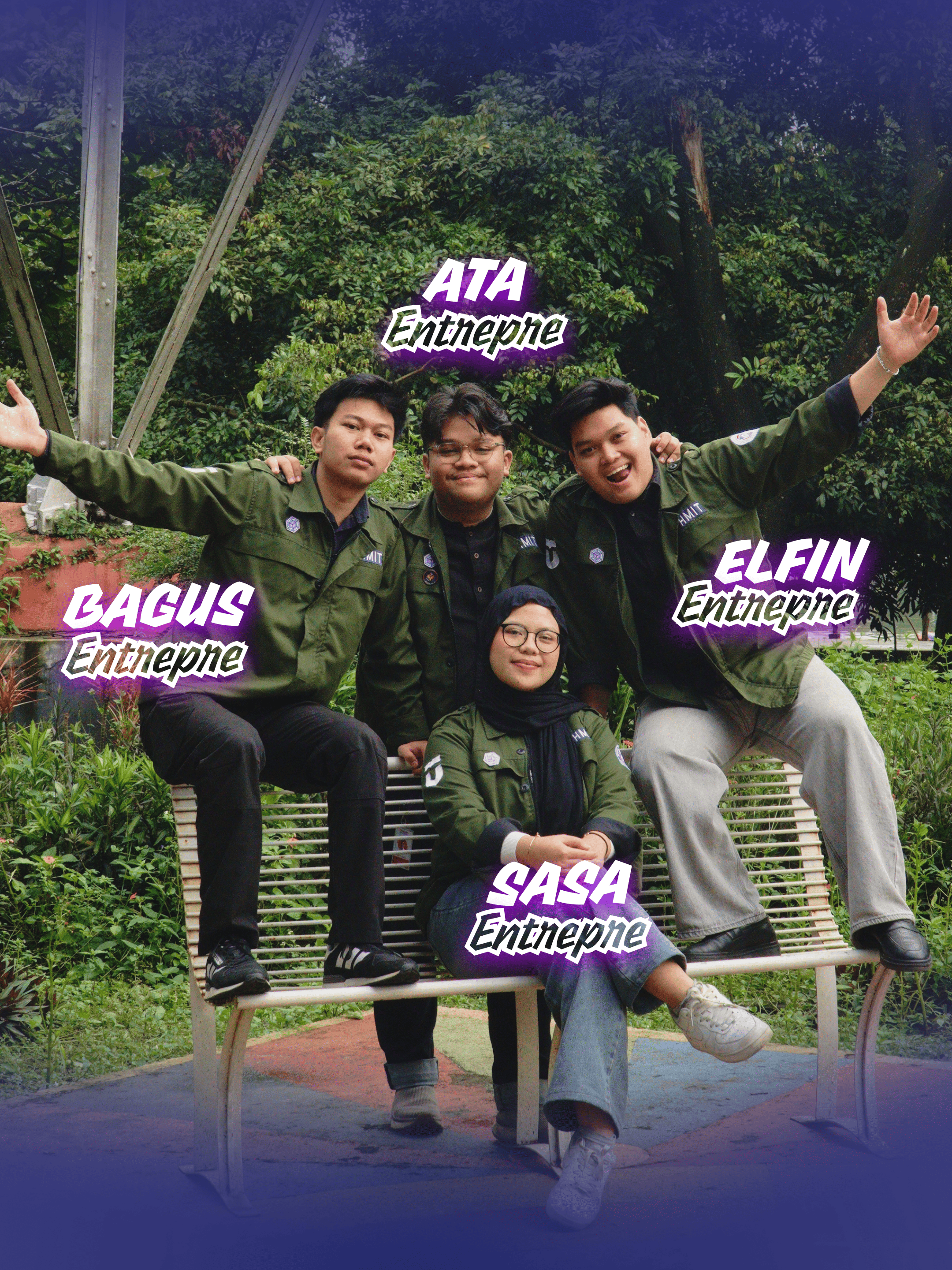 Bagus, Ata, Sasa & Elfin
