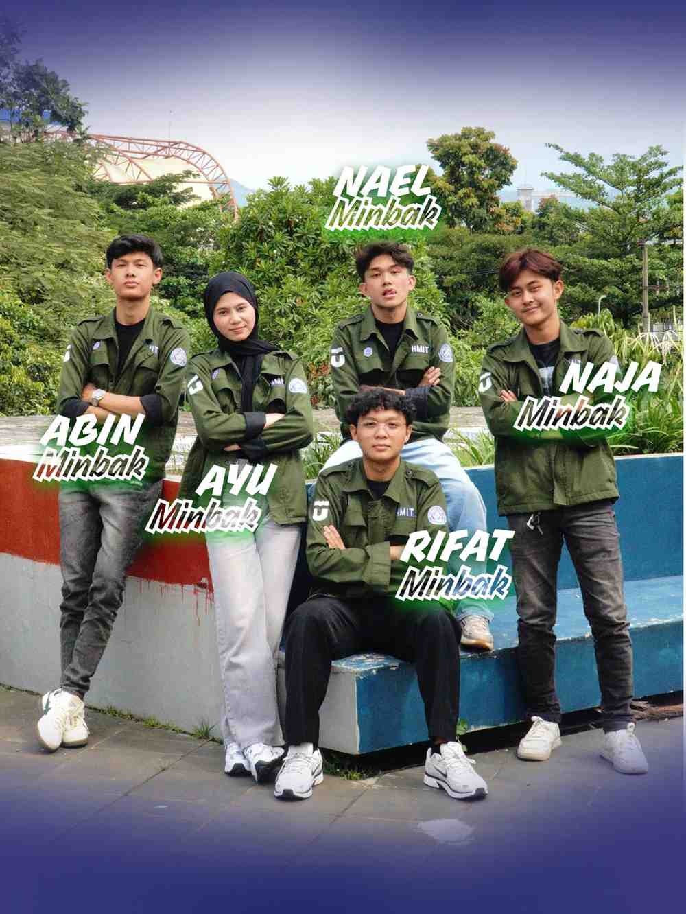 Abin, Ayu, Nael, Rifat, & Naza